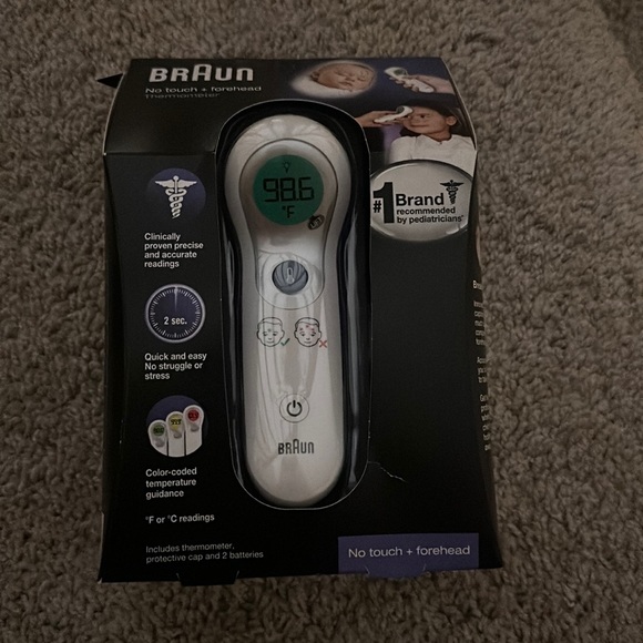 Braun No Touch Forehead Thermometer - Picture 1 of 7